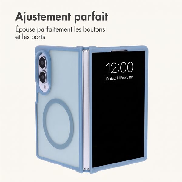 imoshion Coque Color Guard avec MagSafe Samsung Galaxy Z Fold 8 - Bleu clair