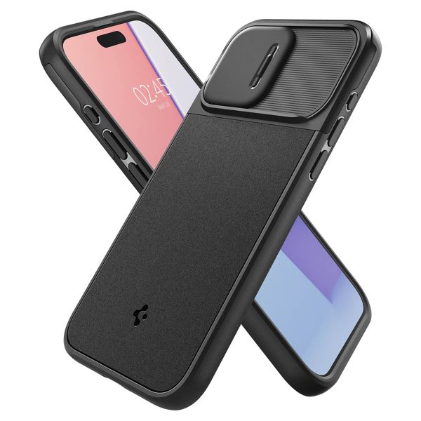 Spigen Optik Armor MagSafe Apple iPhone 15 Pro Max - Noir