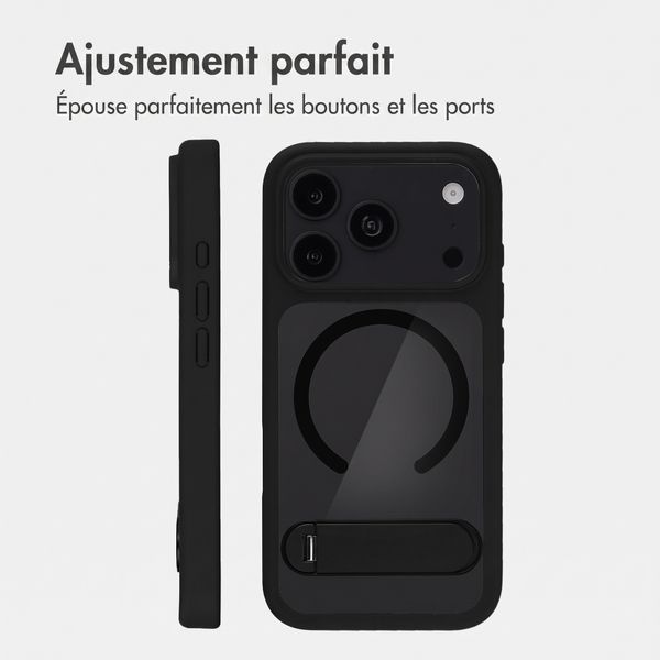 Accezz Coque arrière Hold avec MagSafe Apple iPhone 18 Pro / 17 Pro - Black