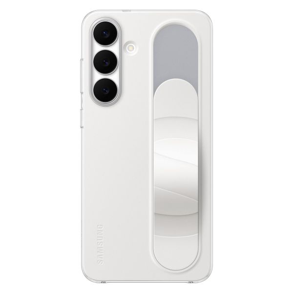 Samsung Coque arrière originale Standing Grip Samsung Galaxy S25 FE - Blanc