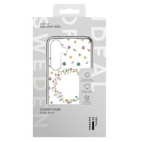 iDeal of Sweden Coque Clear Samsung Galaxy S25 - Petite Floral