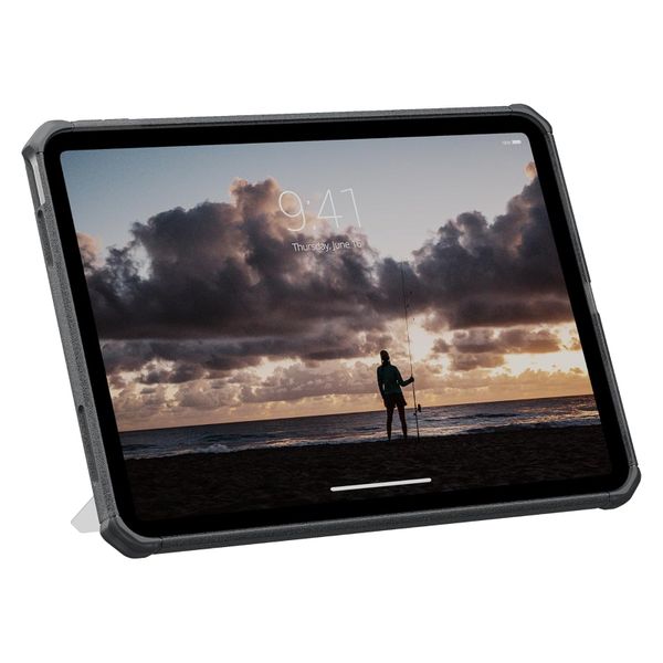 UAG Coque arrière Scout Plus avec support Scout Apple iPad 11 (2025) 11 pouces A16 / iPad 10 (2022) 10.9 pouces - Ash