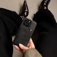 Selencia Coque Riva avec porte-cartes Samsung Galaxy S26 Ultra - Noir