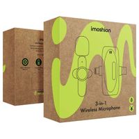 imoshion Microphone pour téléphone - Micro cravate - Sans fil - Bluetooth / Lightning / USB-C