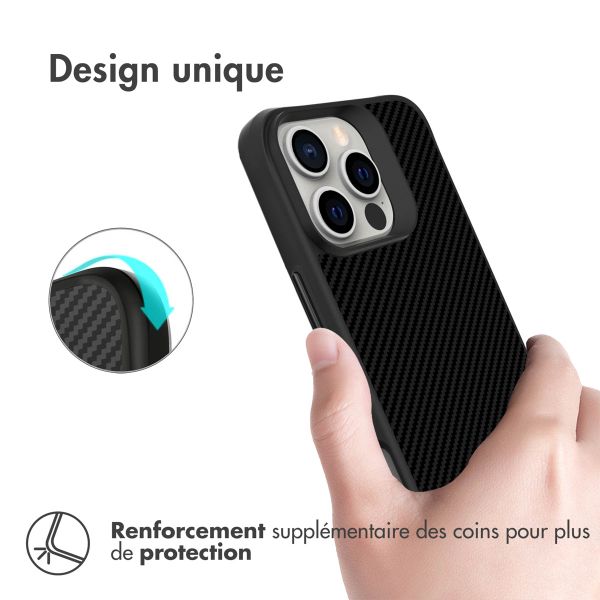 imoshion Rugged Hybrid Carbon Case Apple iPhone 16 Pro - Noir