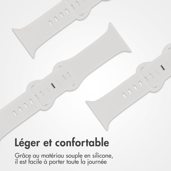 imoshion Bracelet en silicone⁺ Google Pixel Watch 3 / 4 (45 mm) - Taille L - Blanc