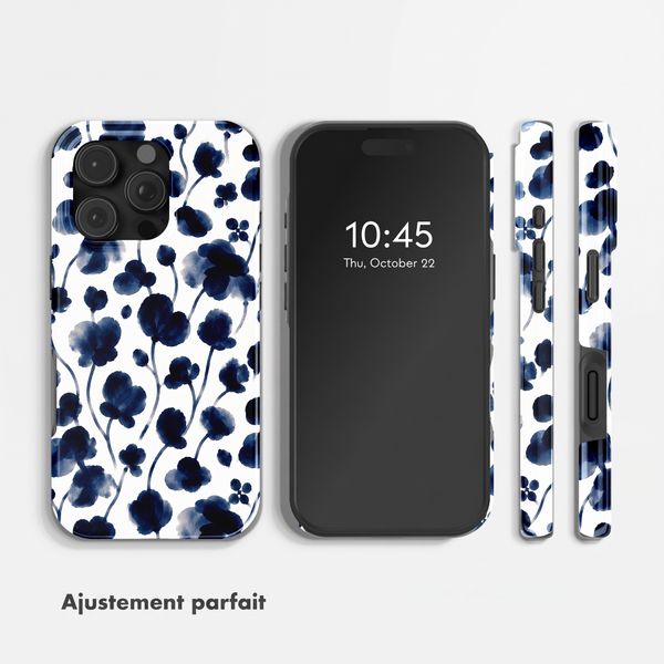 Selencia Coque arrière Vivid avec MagSafe Apple iPhone 16 Pro - Midnight Blossom