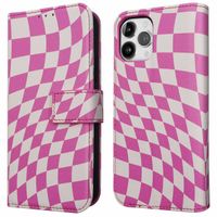 imoshion Étui de télephone portefeuille Design Apple iPhone 12 (Pro) - Retro Pink
