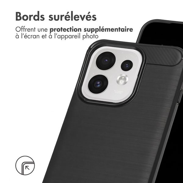 imoshion Coque Brushed Oppo Reno 16 / 16 Pro - Noir