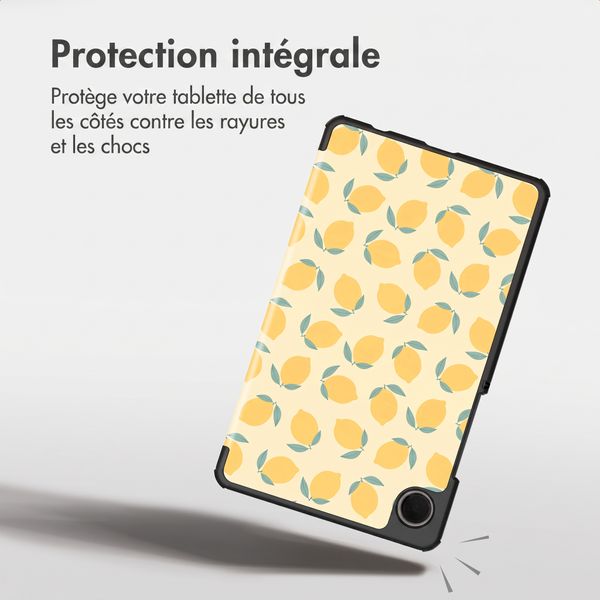 imoshion Coque tablette Design Trifold Samsung Galaxy Tab A11 Plus / A9 Plus - Citrus Dream