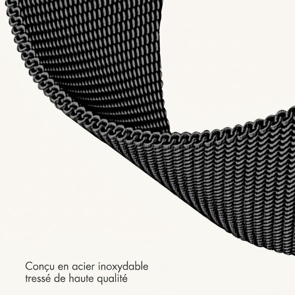 imoshion Bracelet magnétique milanais Samsung Galaxy Watch Ultra 2 (2026) / Ultra (2024/2025) - Noir