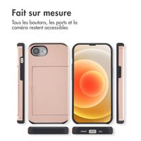 imoshion Coque arrière avec porte-cartes Apple iPhone 17e / 16e - Rose Doré