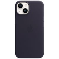 Apple Coque Leather MagSafe Apple iPhone 14 - Ink
