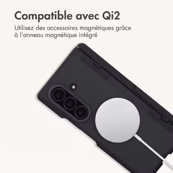 imoshion Color Guard avec MagSafe et support Samsung Galaxy Z Fold 8 Ultra - Noir