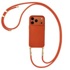 Selencia Cordon universel pour téléphone avec 2 crochets - réglable - Burnt Sienna