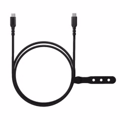 Fairphone Câble de recharge LongLife USB-C vers USB-C/USB-A - 240W - 2.5 mètres - Noir
