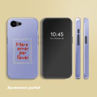 Selencia Coque arrière Vivid avec MagSafe Apple iPhone 17e / 16e - More Amor