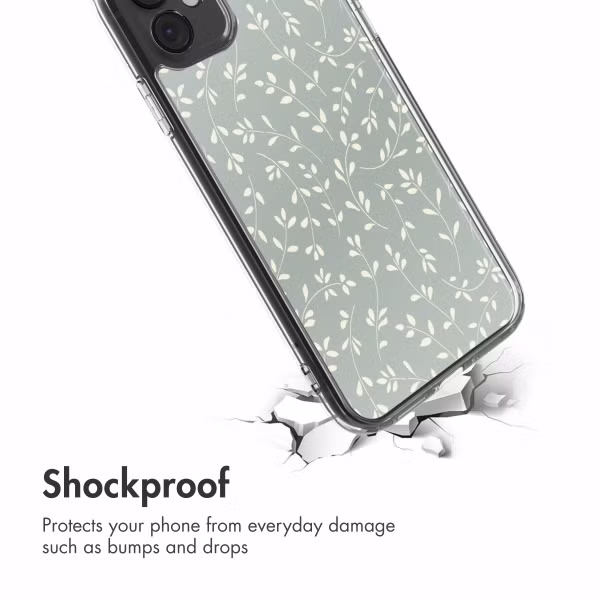 imoshion Coque Design Apple iPhone 11 - Smoke Green Flowers