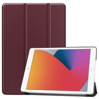 imoshion Coque tablette Trifold Apple iPad 9 (2021) 10.2 pouces / iPad 8 (2020) 10.2 pouces / iPad 7 (2019) 10.2 pouces - Bordeaux
