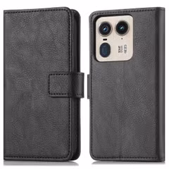 imoshion Étui de télephone portefeuille de luxe Motorola Edge 50 Ultra - Noir
