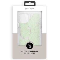 Selencia Coque très protectrice Zarya Fashion Apple iPhone SE (2022 / 2020) / 8 / 7 / 6(s) - Gold Green Botanic