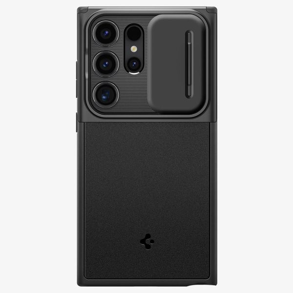Spigen Coque Optik Armor Camera slider Samsung Galaxy S24 Ultra - Noir