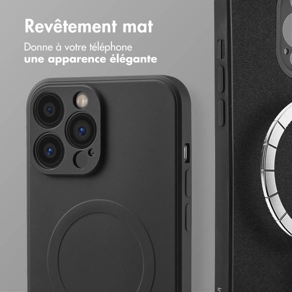 imoshion Coque Couleur avec MagSafe Apple iPhone 13 Pro Max - Noir
