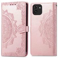 imoshion Etui de télephone Mandala Samsung Galaxy A03 - Rose Doré
