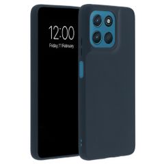 imoshion Coque Couleur Motorola Moto G57 Power - Bleu foncé