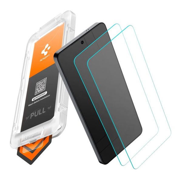 Spigen Protection d'écran en verre trempé GLAStR Fit 2 Paquets + Applicator Samsung Galaxy S26