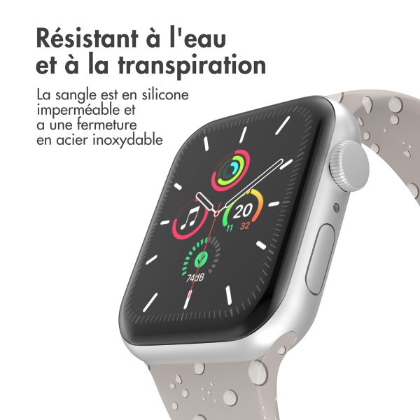 imoshion Bracelet en silicone⁺ Apple Watch | 38/40/41/42 mm - Taille S/M - Stone
