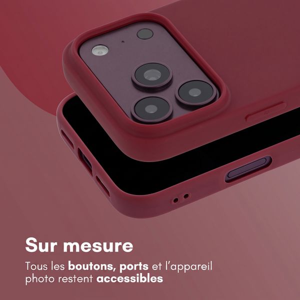 imoshion Coque Couleur Apple iPhone 18 Pro / 17 Pro - Bordeaux