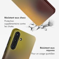 Selencia Coque arrière Vivid avec MagSafe Samsung Galaxy S25 - Gradient Olive Dust
