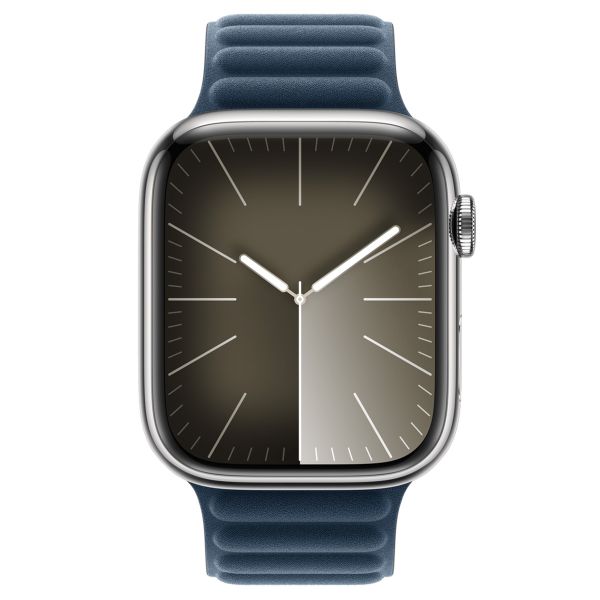 Apple Bracelet à maillons magnétique FineWoven Apple Watch | 44/45/46/49 mm - Taille S/M - Baltic Blue