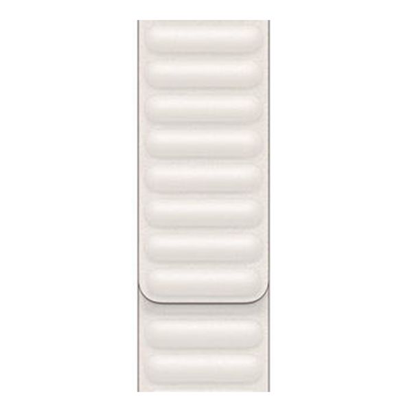 Apple Bracelet Leather Link Apple Watch | 38/40/41/42 mm - Taille M/L - Chalk