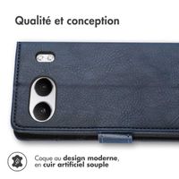 imoshion Étui de télephone portefeuille de luxe OnePlus Nord 4 - Bleu foncé