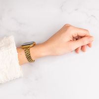 Selencia Bracelet en acier slim style Jubilee Apple Watch | 38/40/41/42 mm - Doré