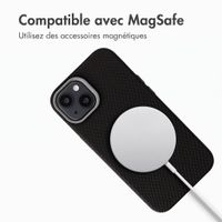 Accezz Coque arrière Mesh avec MagSafe Apple iPhone 14 / 13 - Noir