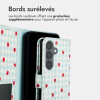 imoshion Étui de télephone portefeuille Design Samsung Galaxy S26 FE - Cherry Check