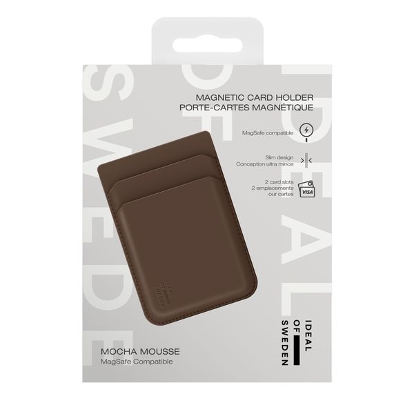 iDeal of Sweden MagSafe Porte-cartes magnétique - Porte-cartes - Mocha Mousse