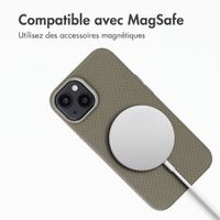 Accezz Coque arrière Mesh avec MagSafe Apple iPhone 14 / 13 - Gris foncé