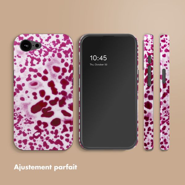 Selencia Coque arrière Vivid avec MagSafe Apple iPhone 17e / 16e - Cosmic Orchid