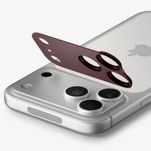 Spigen Optik Pro XL - pack de 1 Apple iPhone 18 Pro Max - Dark Cherry