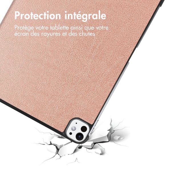 imoshion Coque tablette Trifold Apple iPad Pro 11 (2025) M5 / (2024) M4 - Rose Doré