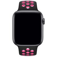 Apple Bracelet Nike Sport Apple Watch | 44/45/46/49 mm - Taille S/M/L - Black / Pink Blast