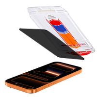 Accezz Protection d'écran en verre trempé avec filtre de confidentialité + Applicateur Apple iPhone 17 Pro Max