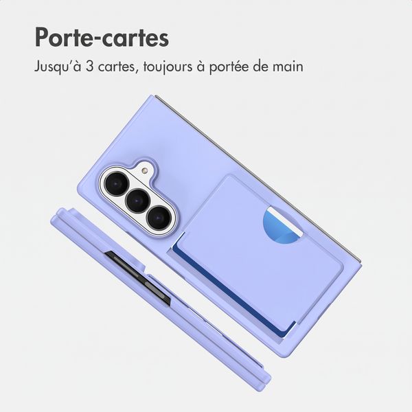 imoshion Backcover avec porte-cartes Samsung Galaxy Z Fold 8 Ultra - Lilas