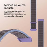 imoshion Bracelet en nylon  - Connexion universelle 22 mm - Lilas