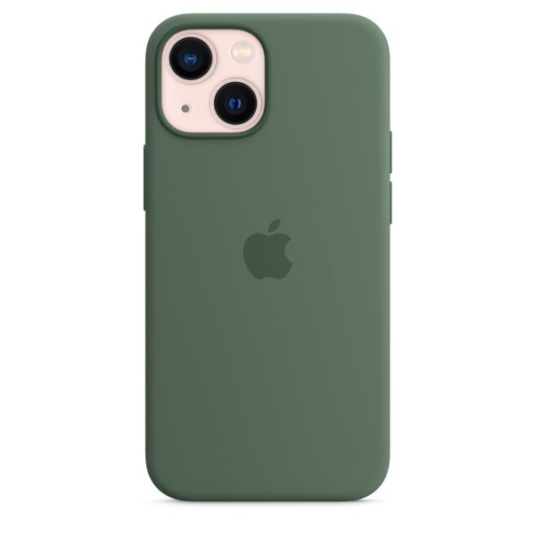 Apple Coque en silicone MagSafe Apple iPhone 13 Mini - Eucalyptus