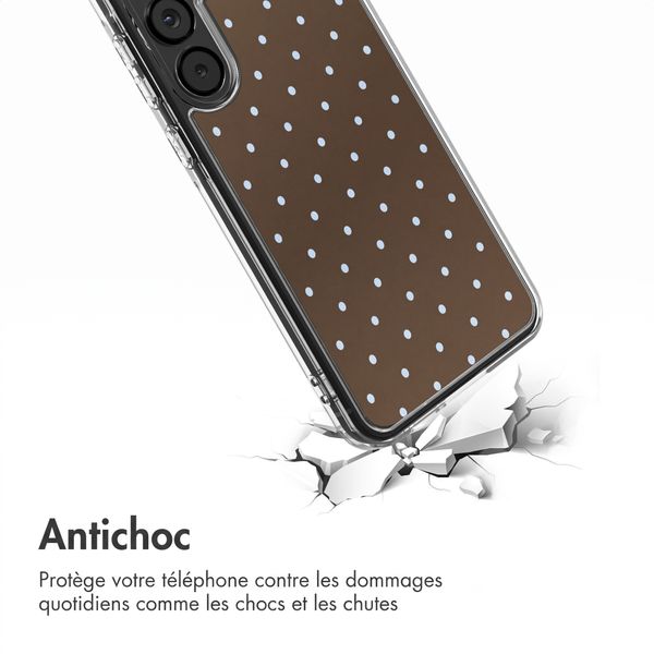imoshion Coque Design Samsung Galaxy A55 - Polka Dot Bruin